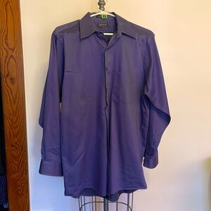 Mens Blue Dress Shirt Arrow Medium